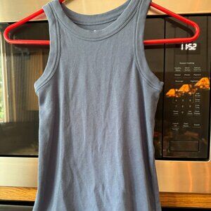 Loft Sleeveless Tank Top Stretch Blue S